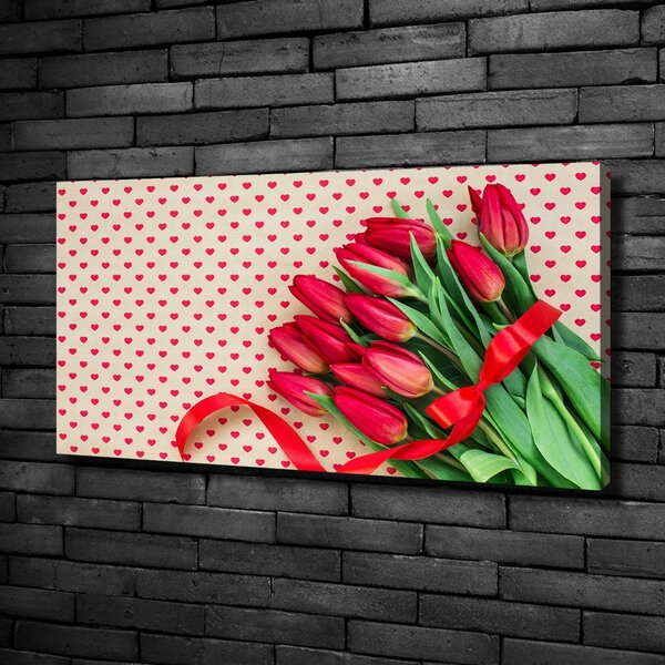 Foto obraz canvas Tulipány srdce oc-104956051