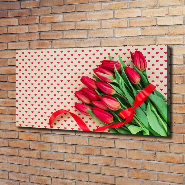 Foto obraz canvas Tulipány srdce oc-104956051