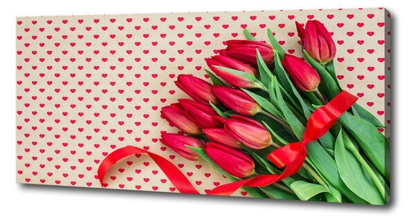 Foto obraz canvas Tulipány srdce oc-104956051