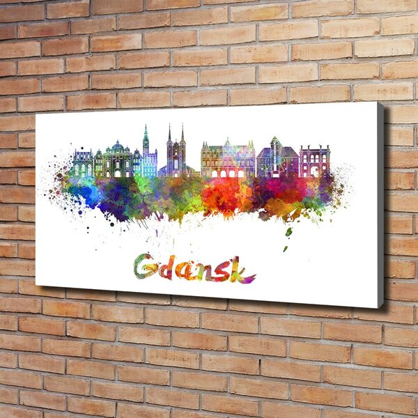 Foto-obraz canvas na rámu Barevný Gdaňsk oc-105099477