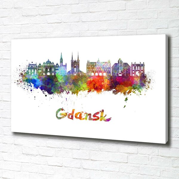 Foto-obraz canvas na rámu Barevný Gdaňsk oc-105099477