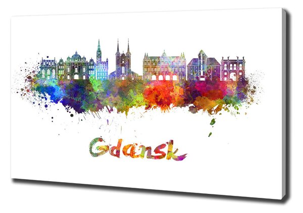 Foto-obraz canvas na rámu Barevný Gdaňsk oc-105099477