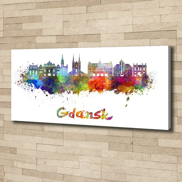 Foto-obraz canvas na rámu Barevný Gdaňsk oc-105099477