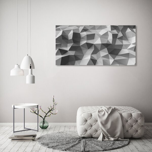 Foto obraz skleněný horizontální Abstrakce trojúhelníky osh-105539676
