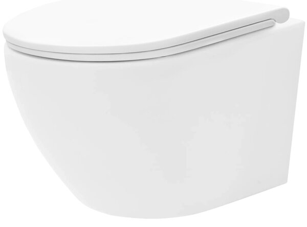 Závěsná WC MÍSA Rea Carlo Mini Tornado Rimless Flat Pro