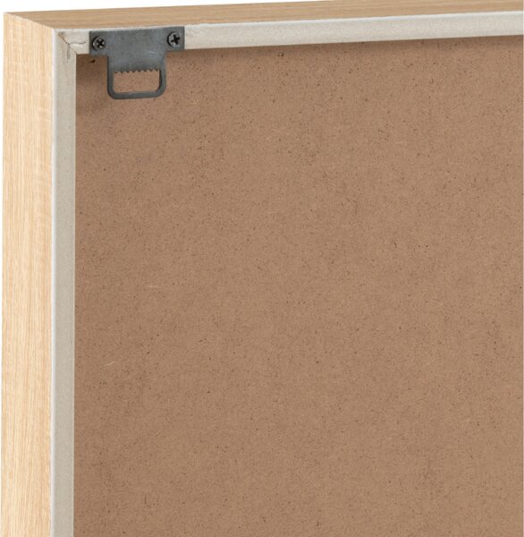 Bílý abstraktní obraz J-line Bunky 120 x 80 cm