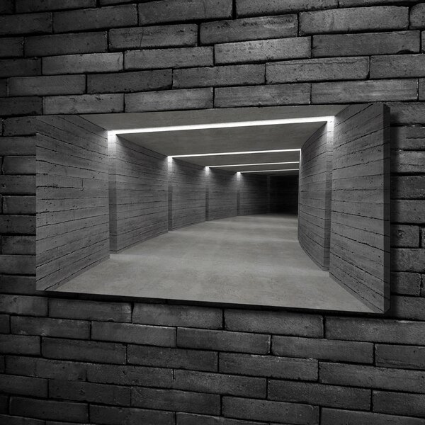 Foto obraz na plátně Betonový tunel oc-10670062