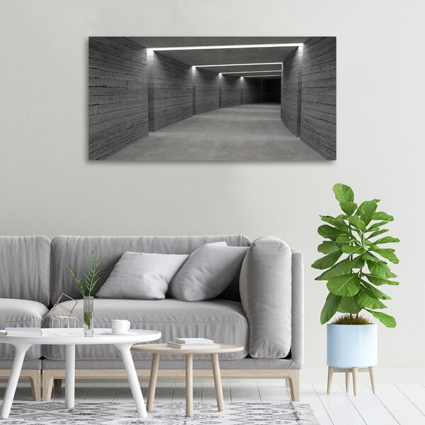 Foto obraz na plátně Betonový tunel oc-10670062