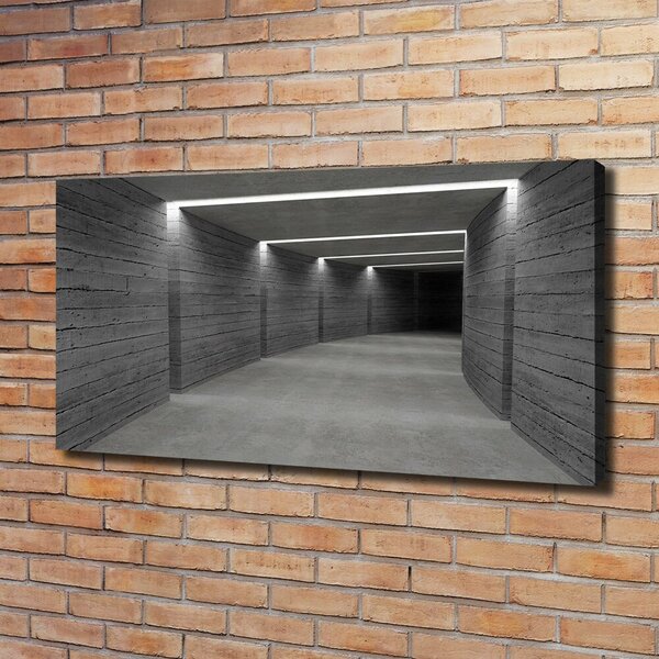 Foto obraz na plátně Betonový tunel oc-10670062