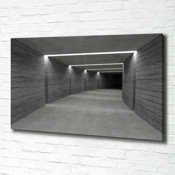 Foto obraz na plátně Betonový tunel oc-10670062