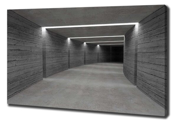 Foto obraz na plátně Betonový tunel oc-10670062
