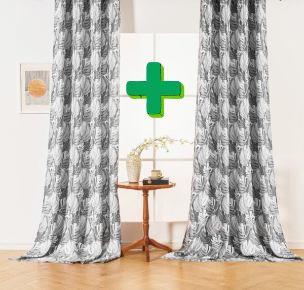 Designové závěsy FLOCUS 140x270 cm (2 ks), vzorované