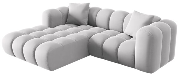 -25 % Dny MOMENTI– Windsor & Co Sametová rohová pohovka Halley 242 cm, levá