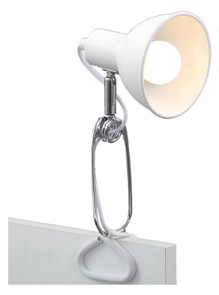 Briloner 2790-016 - Lampa s klipem FIX 1xE14/8W/230V bílá