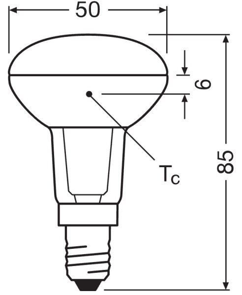 LED Reflektorová žárovka E14/4,3W/230V 2700K