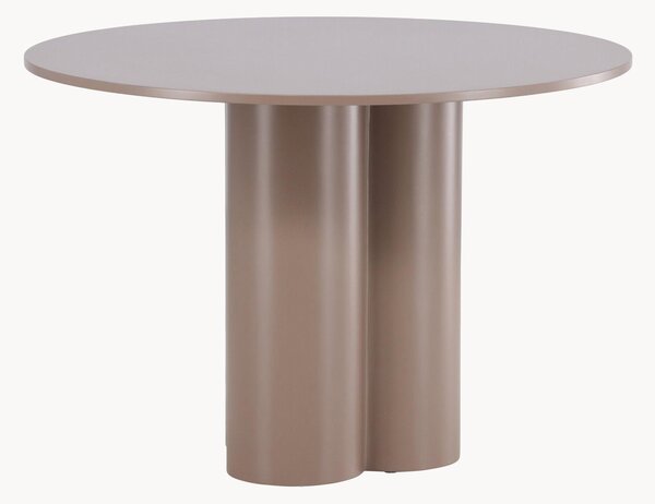 Kulatý jídelní stůl's dřevěným vzhledem Olivia