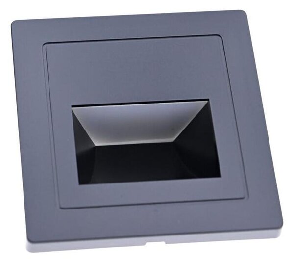 LED Schodišťové svítidlo LED/3W/230V 6000K černá
