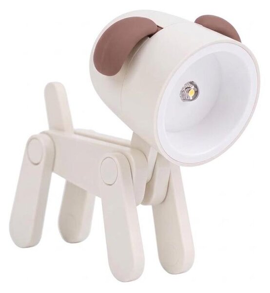 LED Stolní lampa LED/0,06W/3xLR41 pes bílá