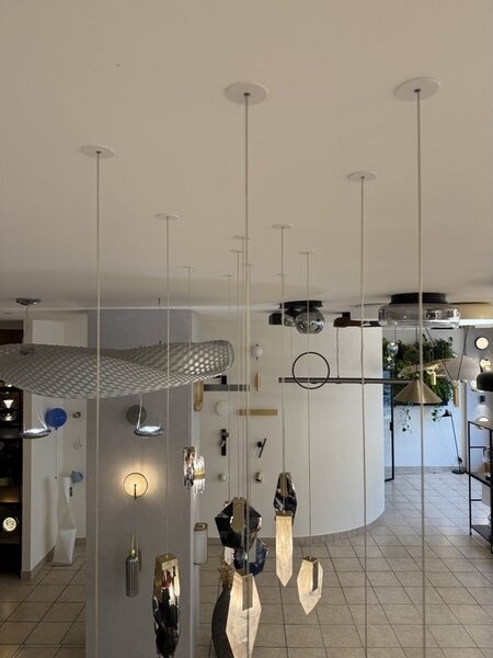 Ideal Lux Zápustná stropní montura pro 1 kabel Barva: Černá
