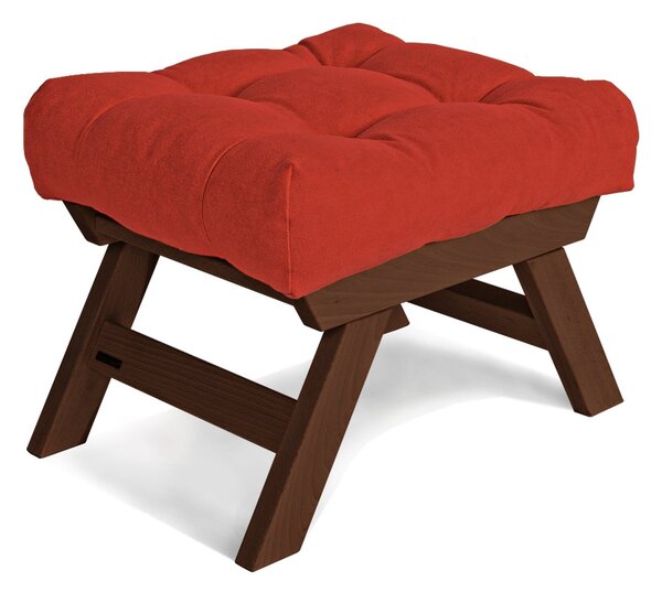 MarLiving Taburet BREEZIO 03 55 cm z masivu/červený