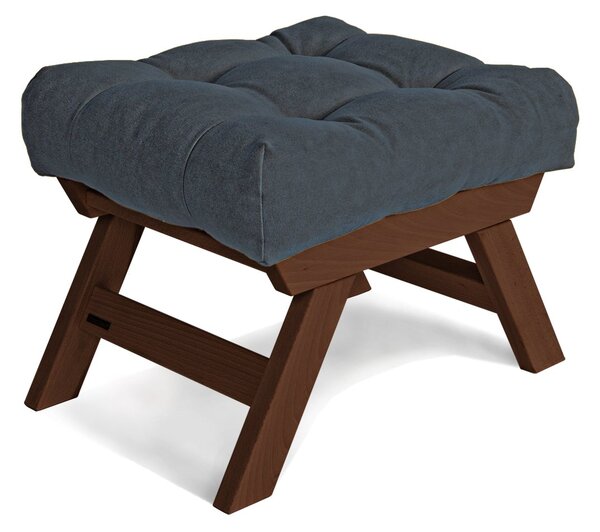 MarLiving Taburet BREEZIO 03 55 cm z masivu/grafitově šedý