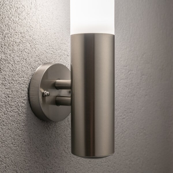 BRILAGI - Venkovní nástěnná lampa ELIA 1xE27/20W/230V IP44 matný chrom