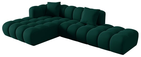-25 % Dny MOMENTI– Windsor & Co Sametová rohová pohovka Halley 309 cm, levá