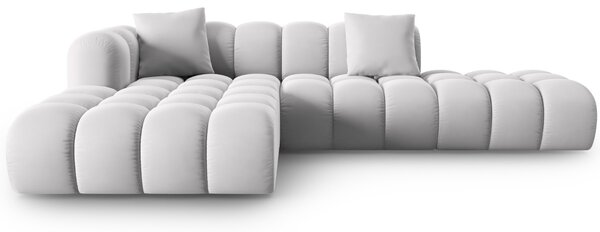 -25 % Dny MOMENTI– Windsor & Co Sametová rohová pohovka Halley 309 cm, levá