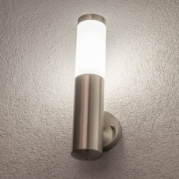 BRILAGI - Venkovní nástěnná lampa ELIA 1xE27/20W/230V IP44 matný chrom