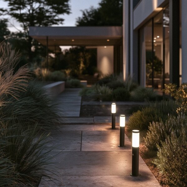 BRILAGI - Venkovní lampa se sen. ELIA 1xE27/20W/230V IP44 50 cm antracit