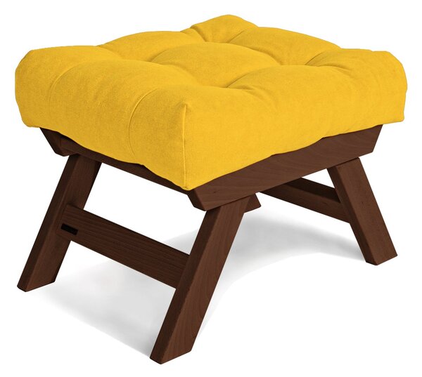 MarLiving Taburet BREEZIO 03 55 cm z masivu/žlutý