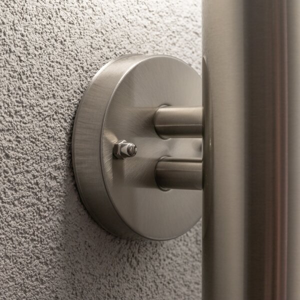 BRILAGI - Venkovní nástěnná lampa ELIA 1xE27/20W/230V IP44 matný chrom
