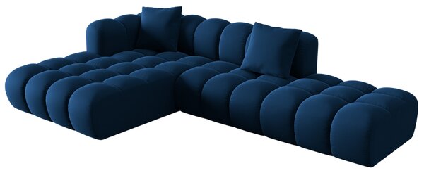 -25 % Dny MOMENTI– Windsor & Co Sametová rohová pohovka Halley 309 cm, levá