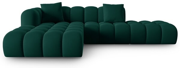 -25 % Dny MOMENTI– Windsor & Co Sametová rohová pohovka Halley 309 cm, levá
