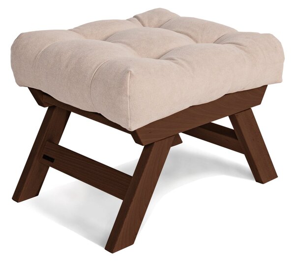 MarLiving Taburet BREEZIO 03 55 cm z masivu/krémový