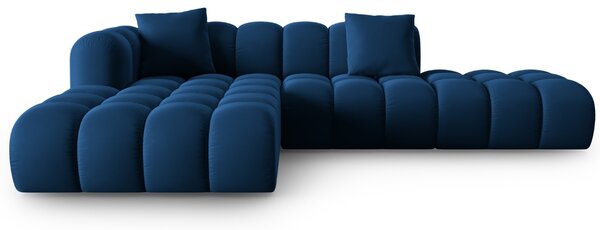 -25 % Dny MOMENTI– Windsor & Co Sametová rohová pohovka Halley 309 cm, levá
