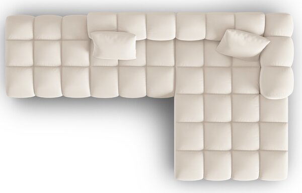 -25 % Dny MOMENTI– Windsor & Co Sametová rohová pohovka Halley 309 cm, pravá