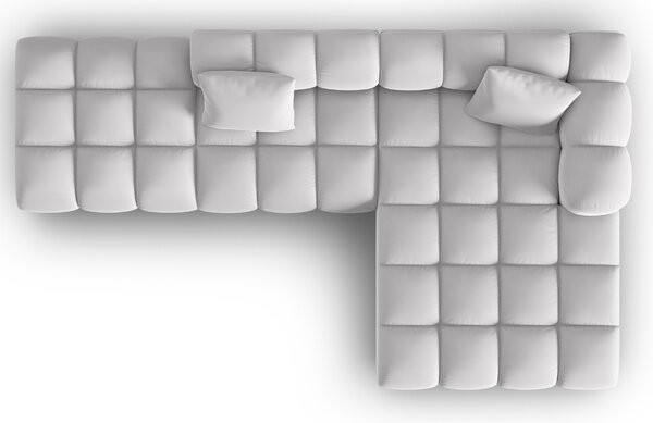 -25 % Dny MOMENTI– Windsor & Co Sametová rohová pohovka Halley 309 cm, pravá