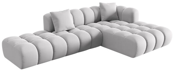 -25 % Dny MOMENTI– Windsor & Co Sametová rohová pohovka Halley 309 cm, pravá
