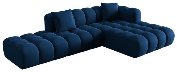 -25 % Dny MOMENTI– Windsor & Co Sametová rohová pohovka Halley 309 cm, pravá