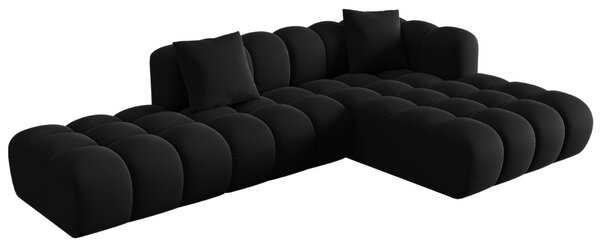 -25 % Dny MOMENTI– Windsor & Co Sametová rohová pohovka Halley 309 cm, pravá