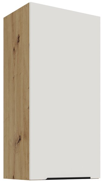 ARIA az | horní skříňka 45 G-90 1F policová | 45 cm | VYSOKÁ | ANTI FINGERPRINT povrch | artisan/bílá