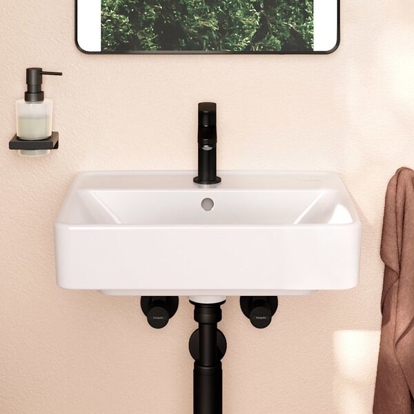 Hansgrohe Xanuia Q umyvadlo 50x39 cm obdélníkový klasický bílá 60131450