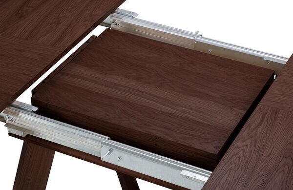 Micadoni Dubový rozkládací jídelní stůl Dustin 130/230 x 130 cm