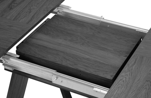 Micadoni Dubový rozkládací jídelní stůl Dustin 130/230 x 130 cm