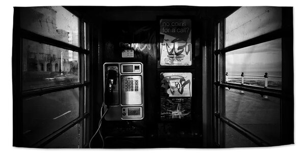 Sablio Ručník Telefonní budka - 30x50 cm