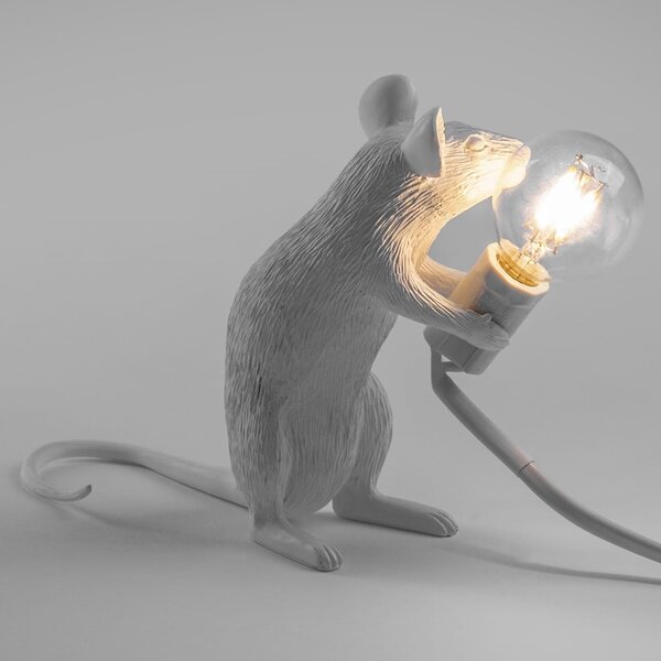 Seletti designové stolní lampy Mouse Lamp Sitting