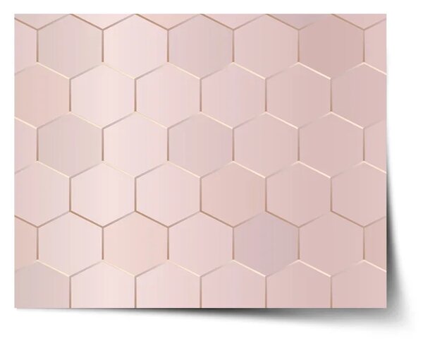 Sablio Plakát Rose gold - 60x40 cm