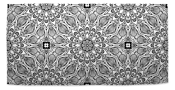 Sablio Ručník Bílé mehendi - 30x50 cm
