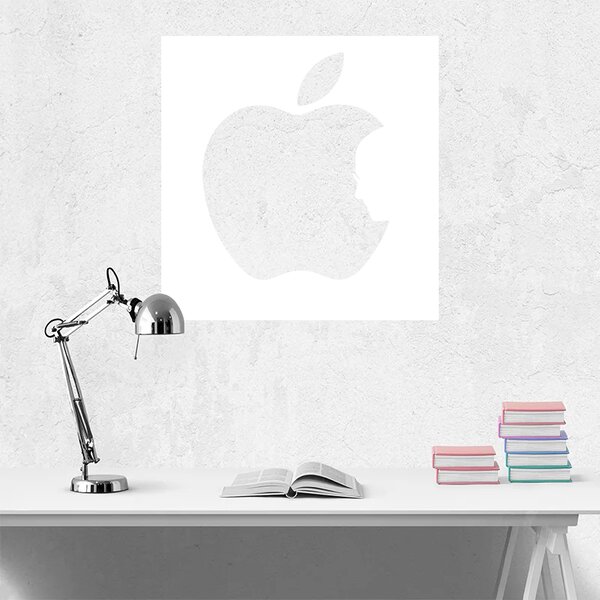 Sablio Samolepka na zeď: Apple - 60x60 cm